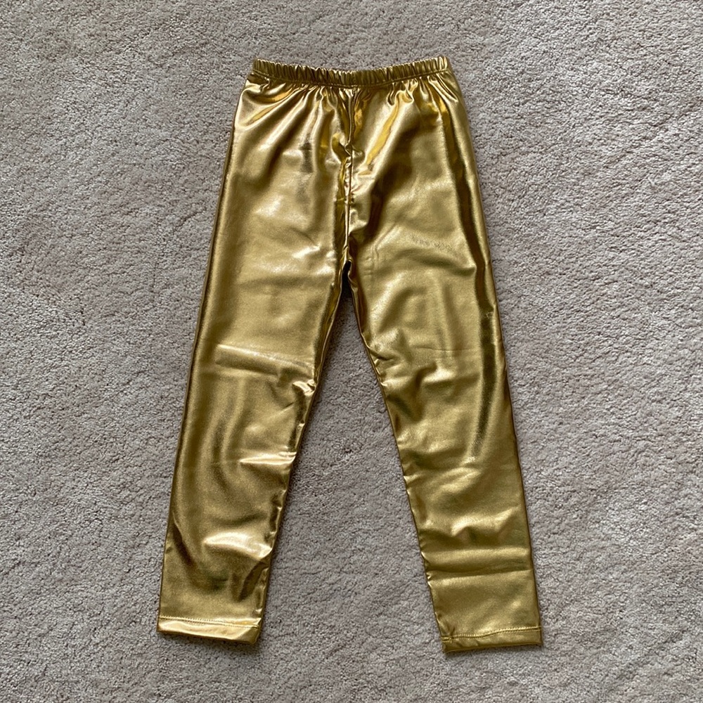 Girl Gold Leggings | 4-6